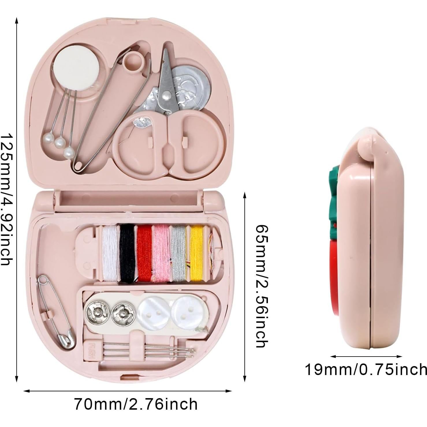 Kit de Costura Portátil Honbay 2PCS Mini para Viaje