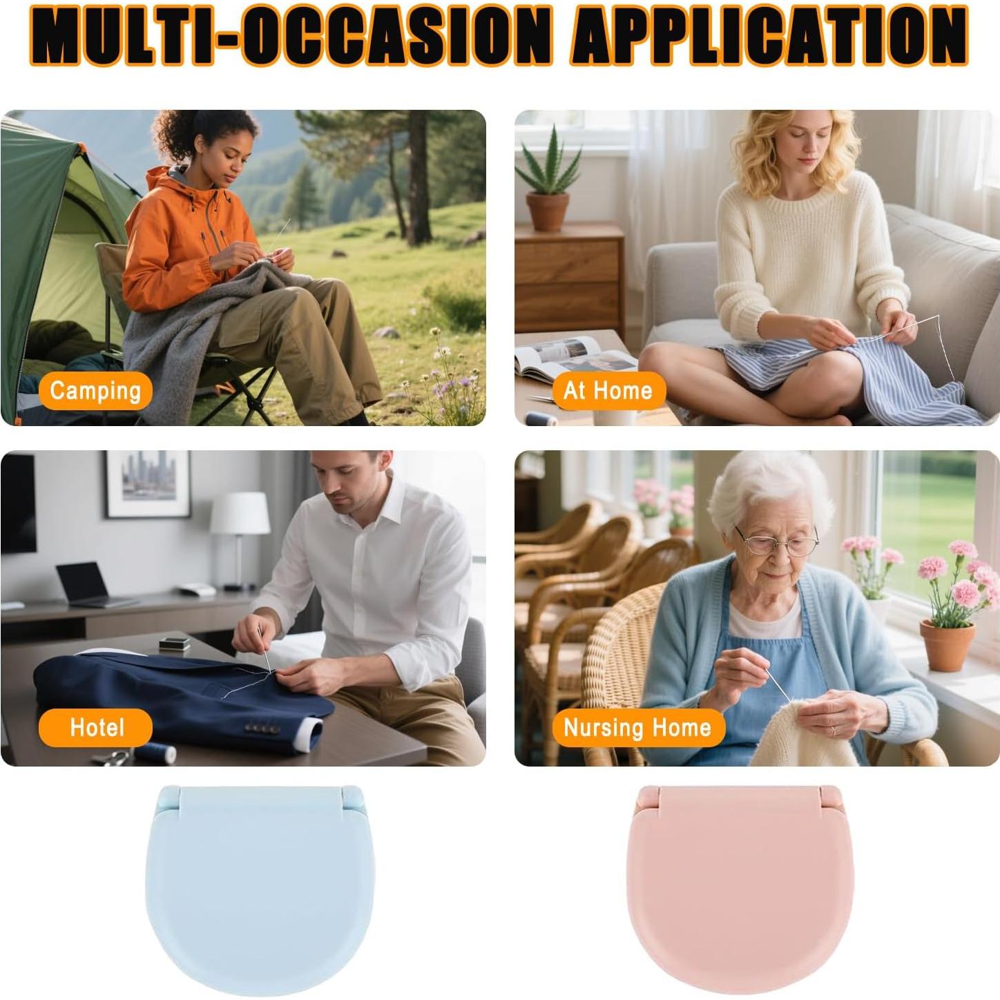 Paquete de 12 Kits de Costura Mini Portátiles Youlina