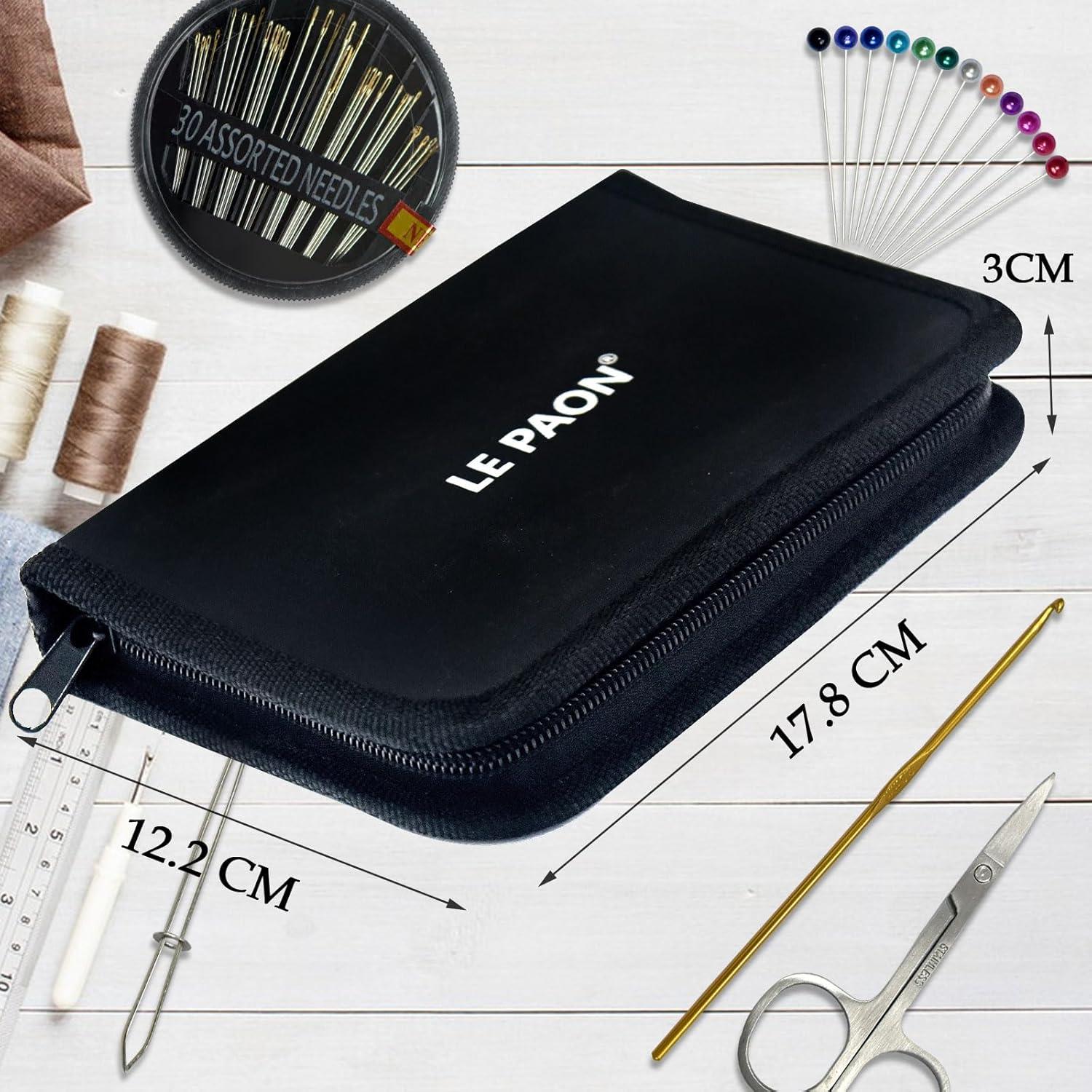 Kit de Costura Portátil LP con 40 Hilos y Accesorios