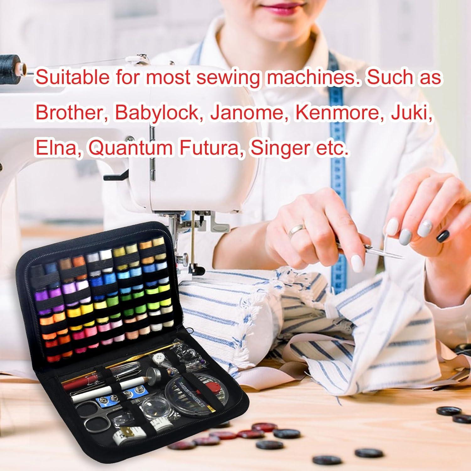 Kit de Costura Portátil LP con 40 Hilos y Accesorios