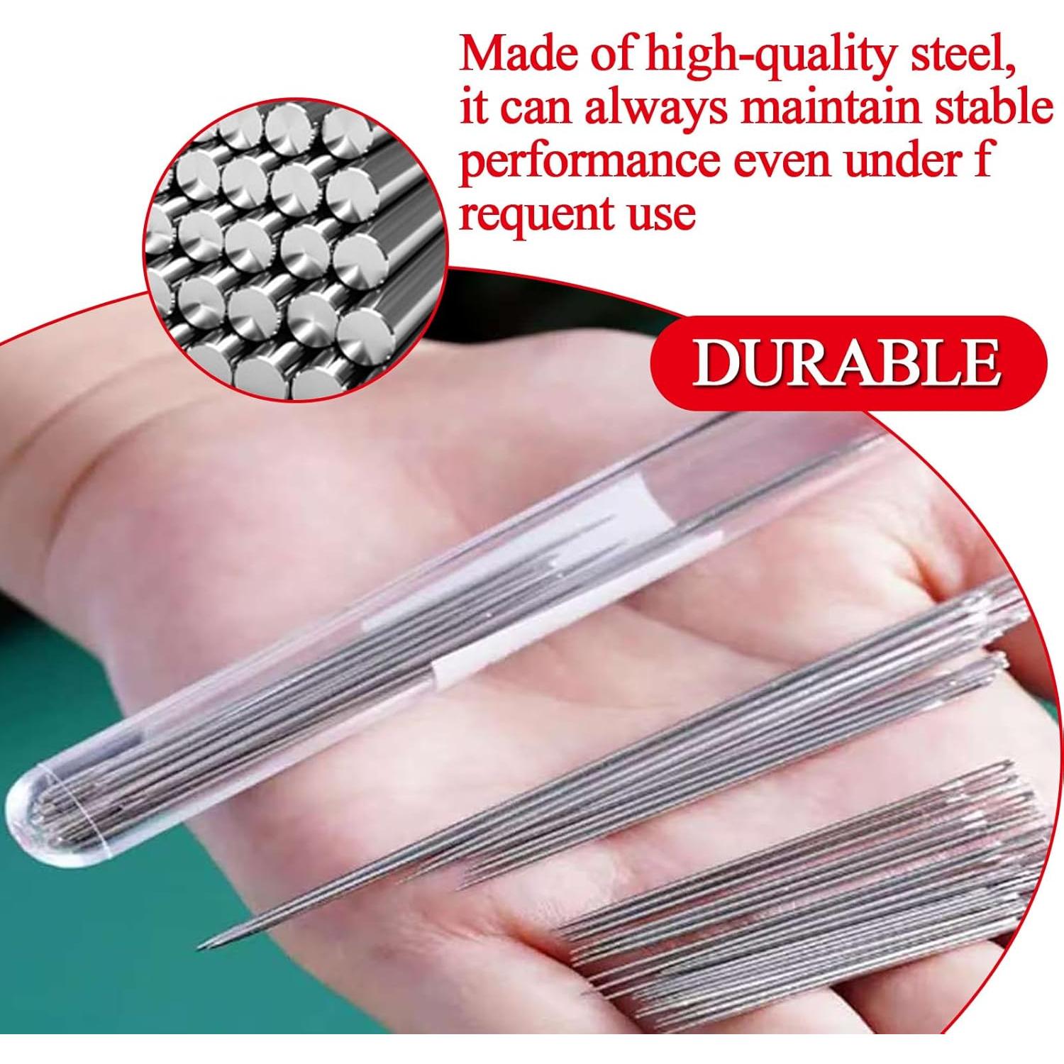 Big Eye Steel Sewing Needles Kit, Sewing Tool Set, Needles Thread Hand Repair Tools Portable Hand Sewing & Repair Tools, Sewing kit for Beginners, Professional DIY Lovers (31)