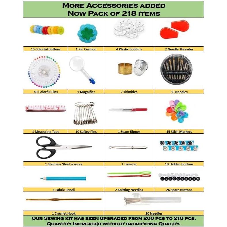 Kit de Costura Profesional 5 River Trader - Completo y Portátil