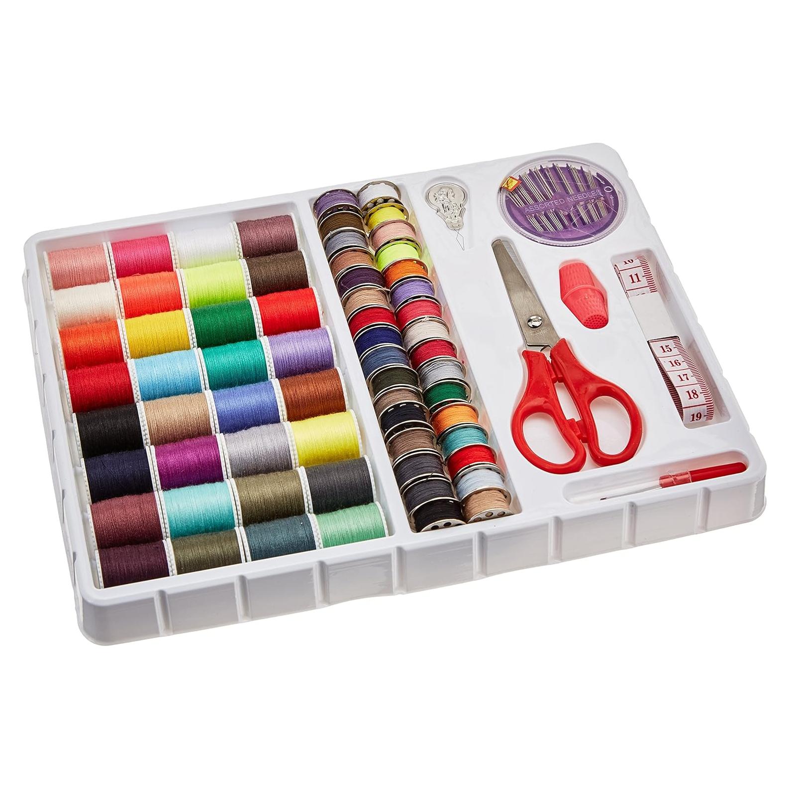 Kit de Costura Michley 100 Piezas con 32 Bobinas Multicolor