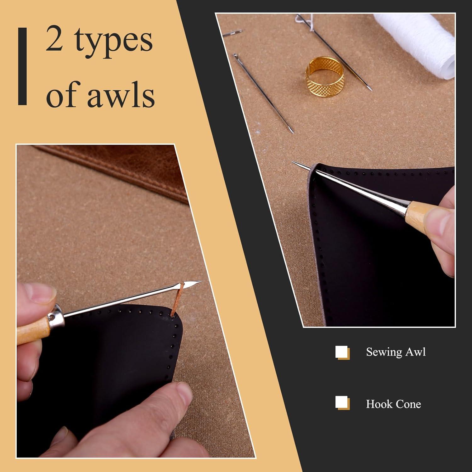 Kit de Costura de Tapicería Jupean 30 Piezas para Cuero y Tela