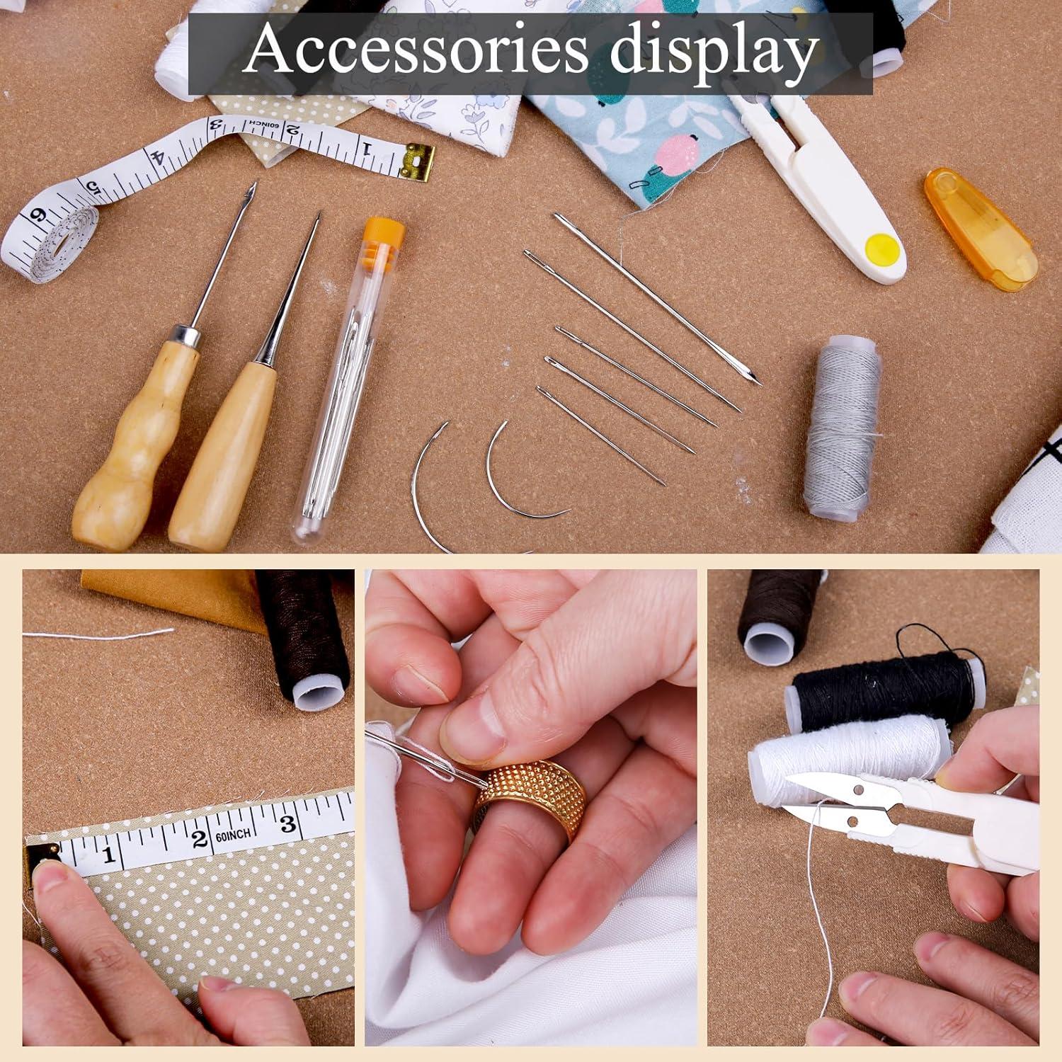 Kit de Costura de Tapicería Jupean 30 Piezas para Cuero y Tela