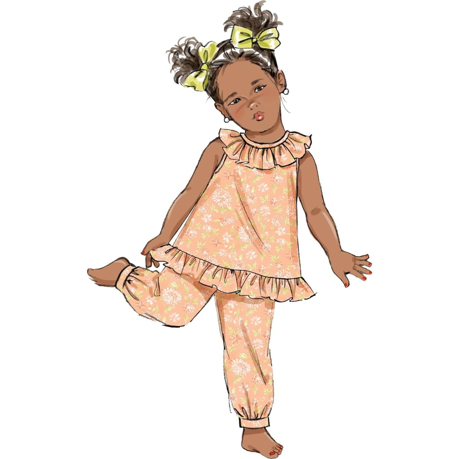 Kit de Patrón de Costura Butterick B6951 para Niños Tallas 1-4