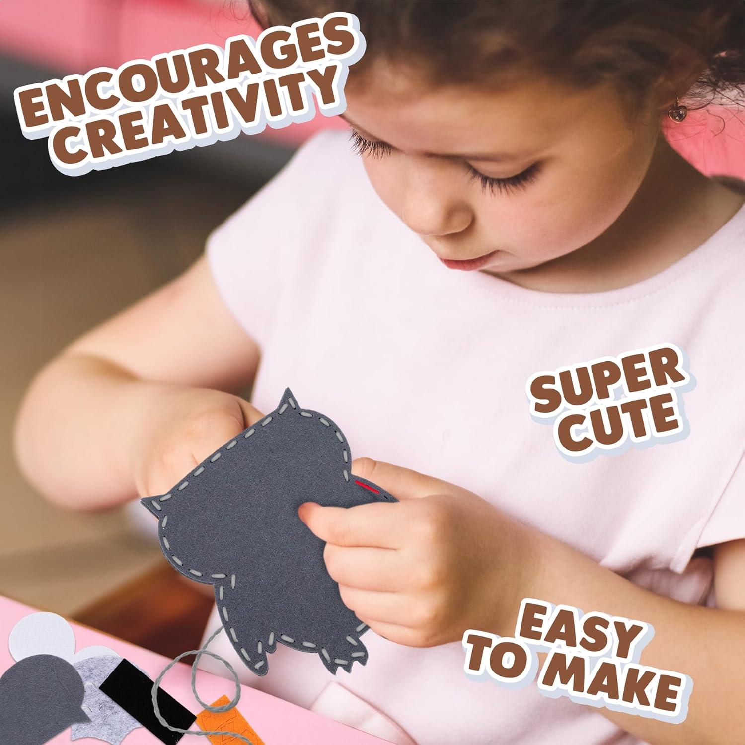 Kit de Costura para Niños ArtCreativity - Animales del Bosque