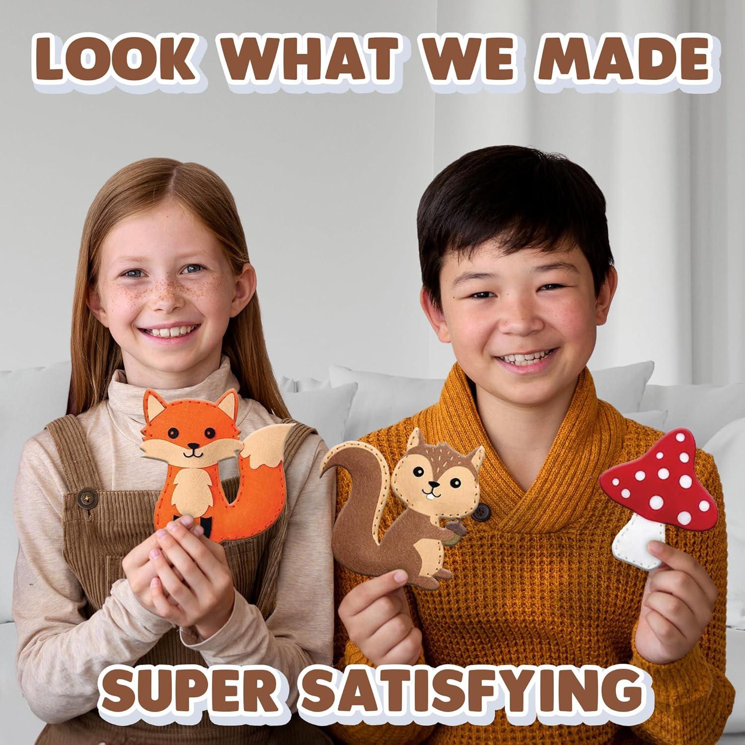 Kit de Costura para Niños ArtCreativity - Animales del Bosque