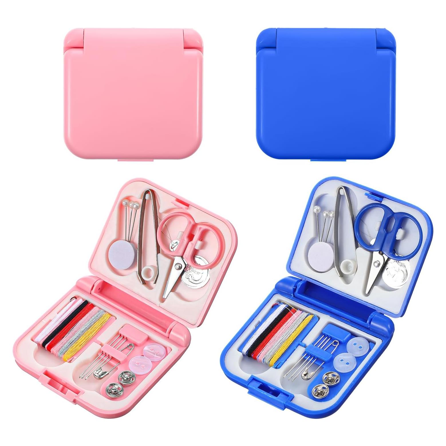 Kit de Costura de Viaje Aiyorse Mini 2 Piezas Portátil
