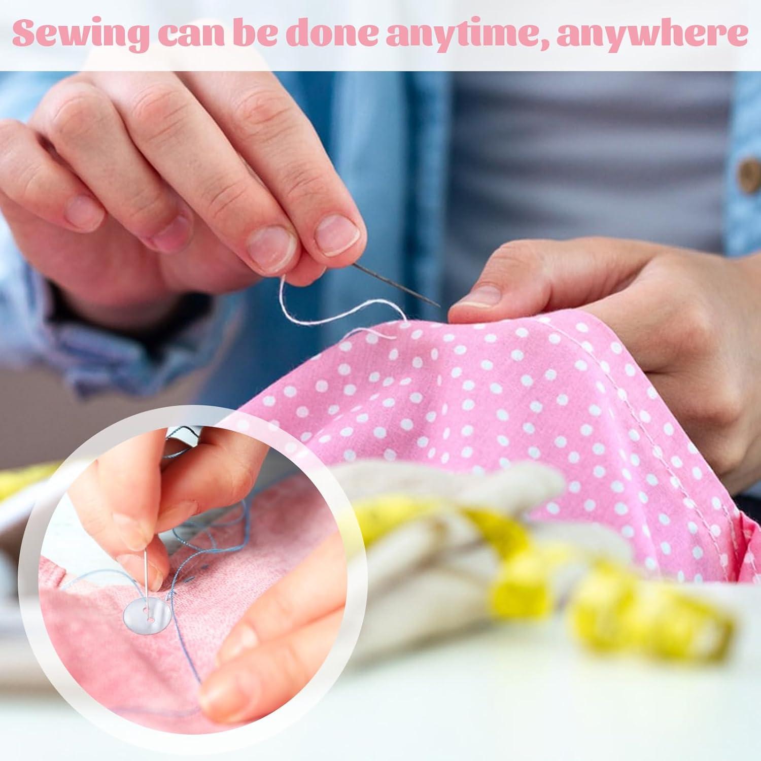 Kit de Costura de Viaje Aiyorse Mini 2 Piezas Portátil