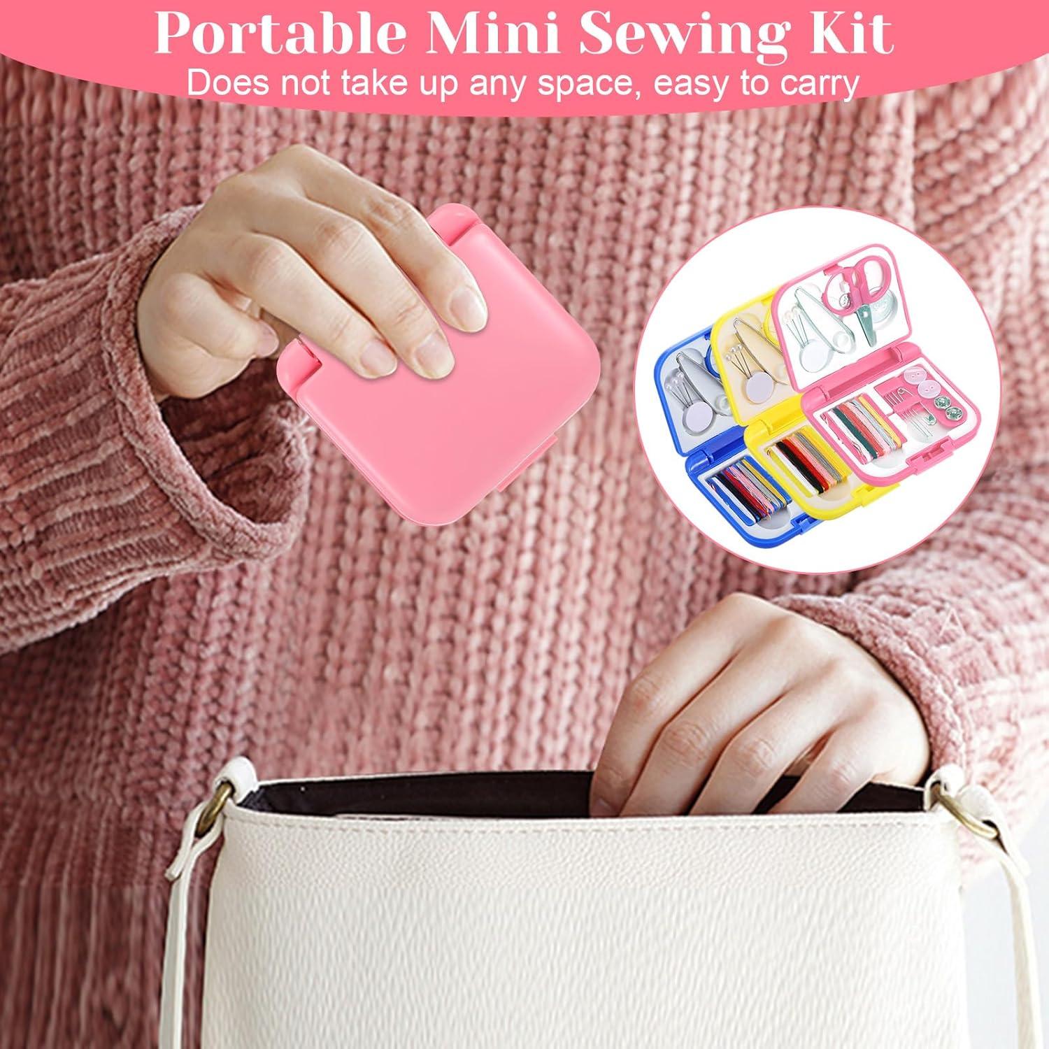 Kit de Costura de Viaje Mini Quilax - 3 Piezas, Compacto y Práctico