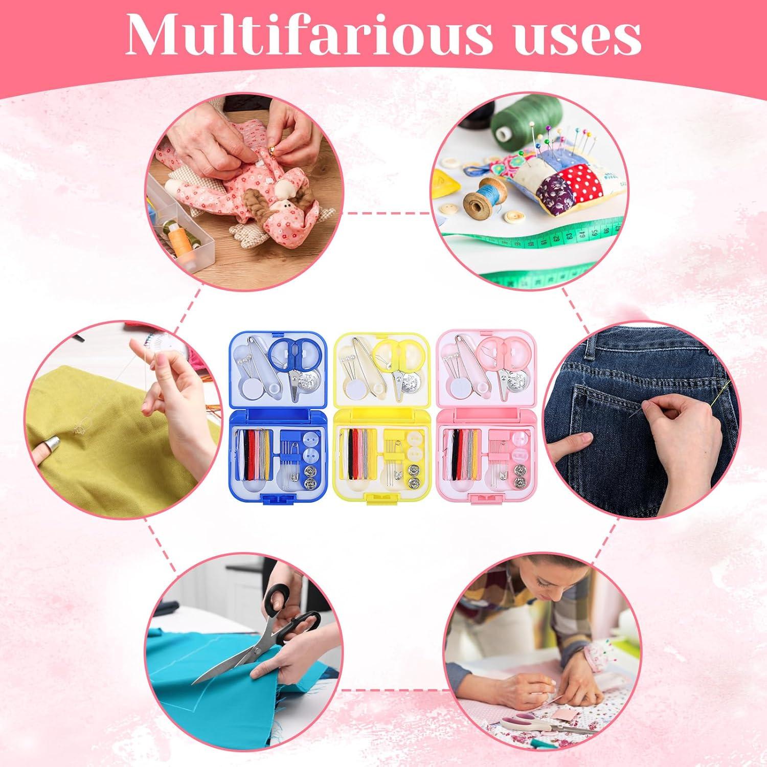 Kit de Costura de Viaje Mini Quilax - 3 Piezas, Compacto y Práctico