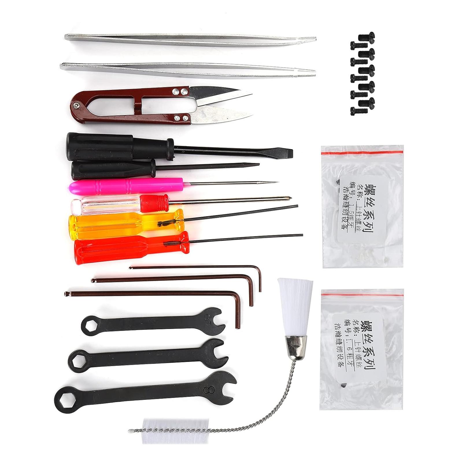 Kit de Herramientas para Máquina de Coser Overlock - 15 Piezas