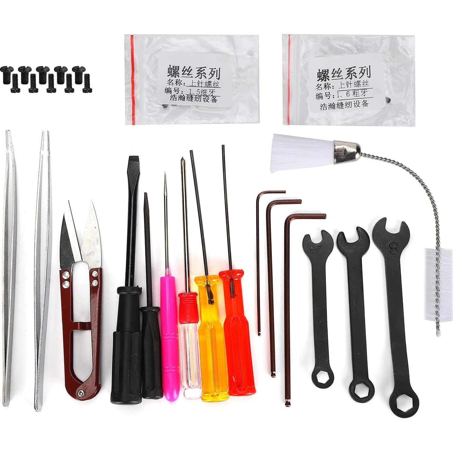 Kit de Herramientas para Máquina de Coser Overlock - 15 Piezas