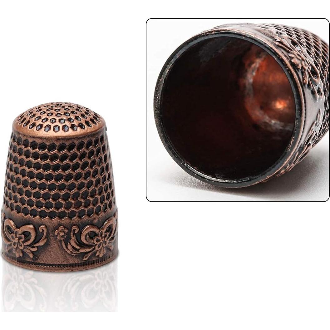 Juego de 4 Dedales de Costura Ajustables Zhaoyao