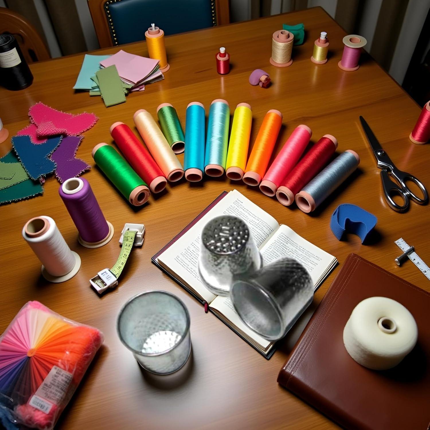 Conjunto de 3 Dedales de Metal Plateado Calsgkspray