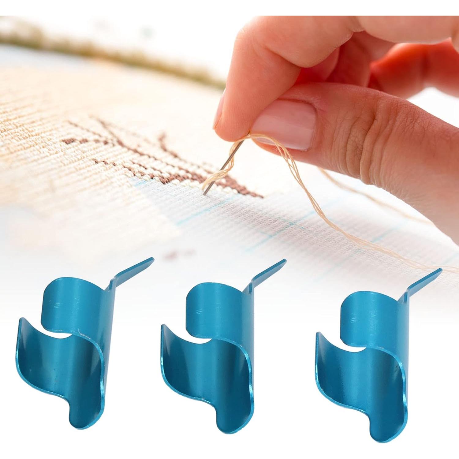 3PCS Dedales de Costura Aleación Protector de Dedo 18g