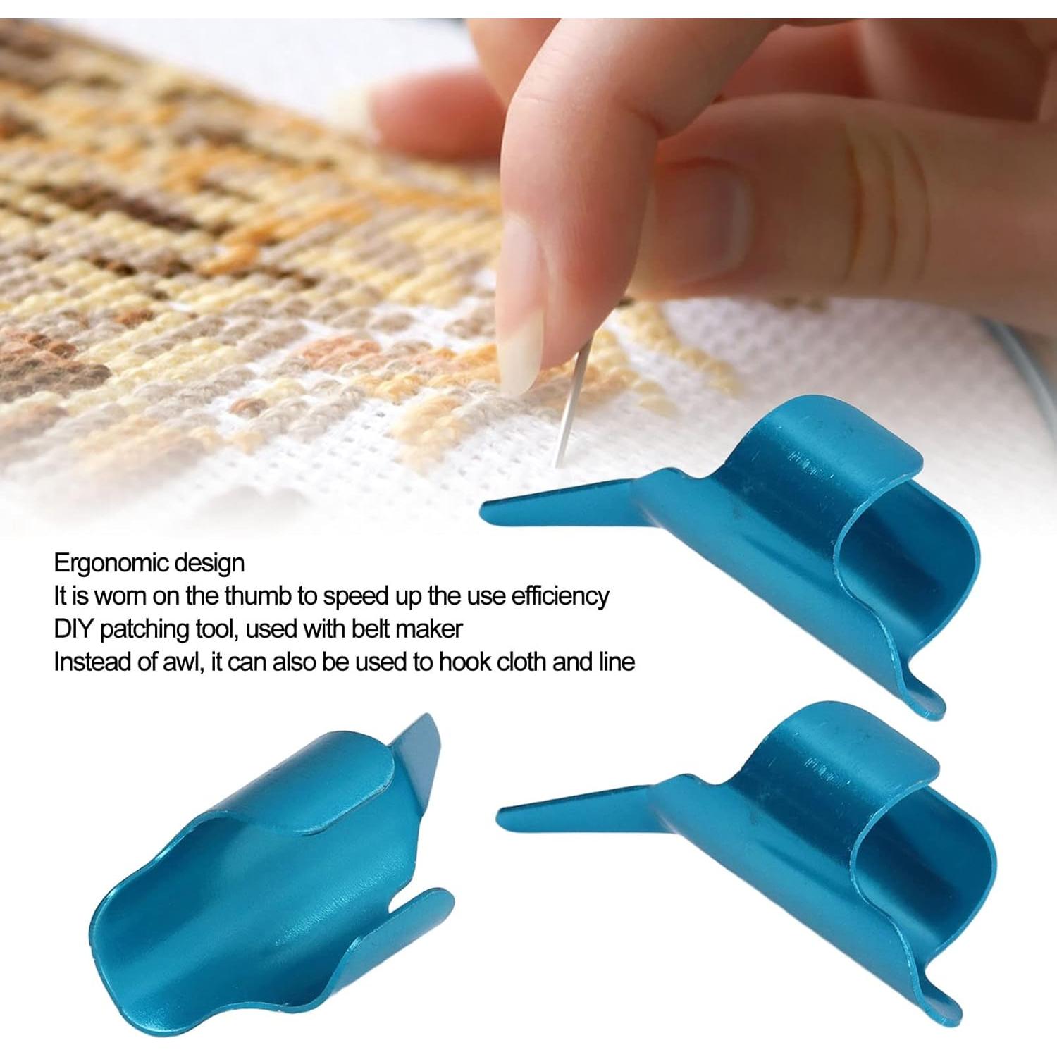 3PCS Dedales de Costura Aleación Protector de Dedo 18g