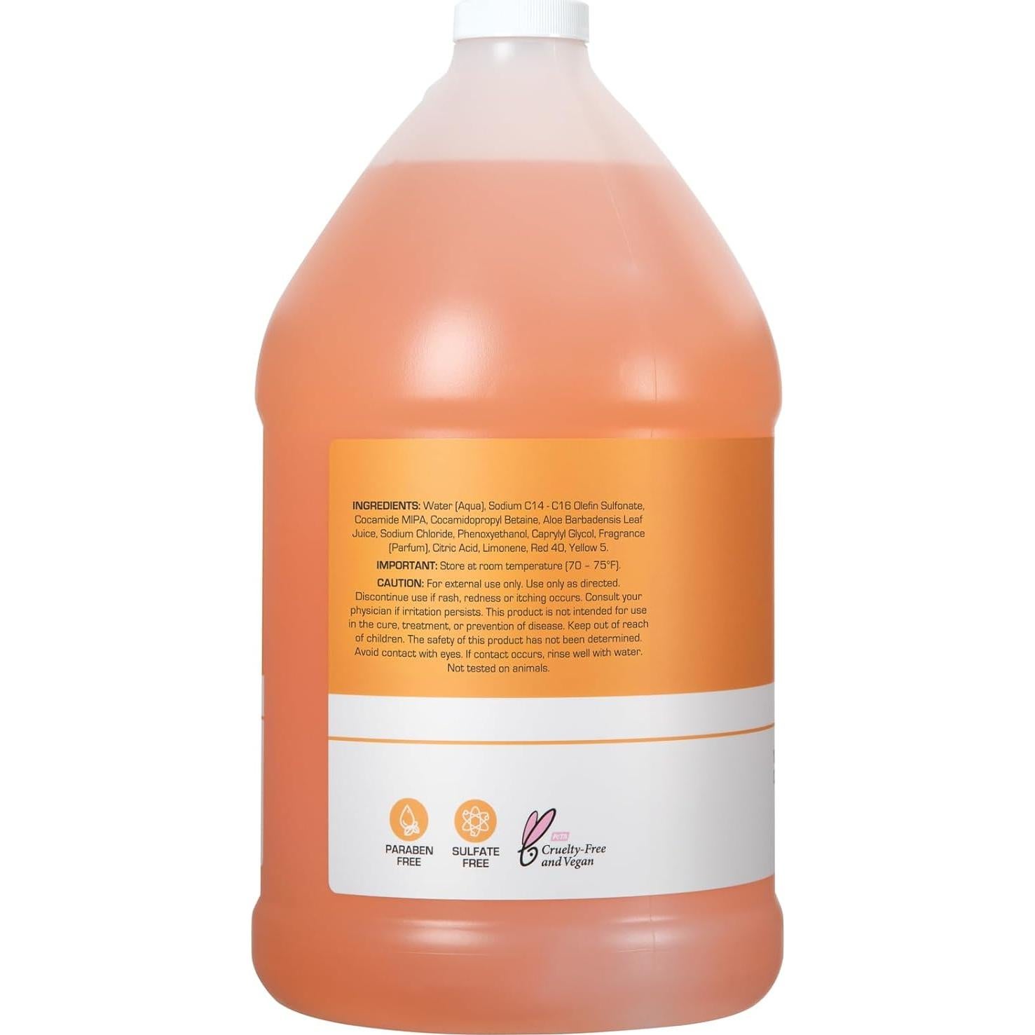 Champú Hidratante Ginger Lily Farms 3.785 L Vegano Aroma Cítrico