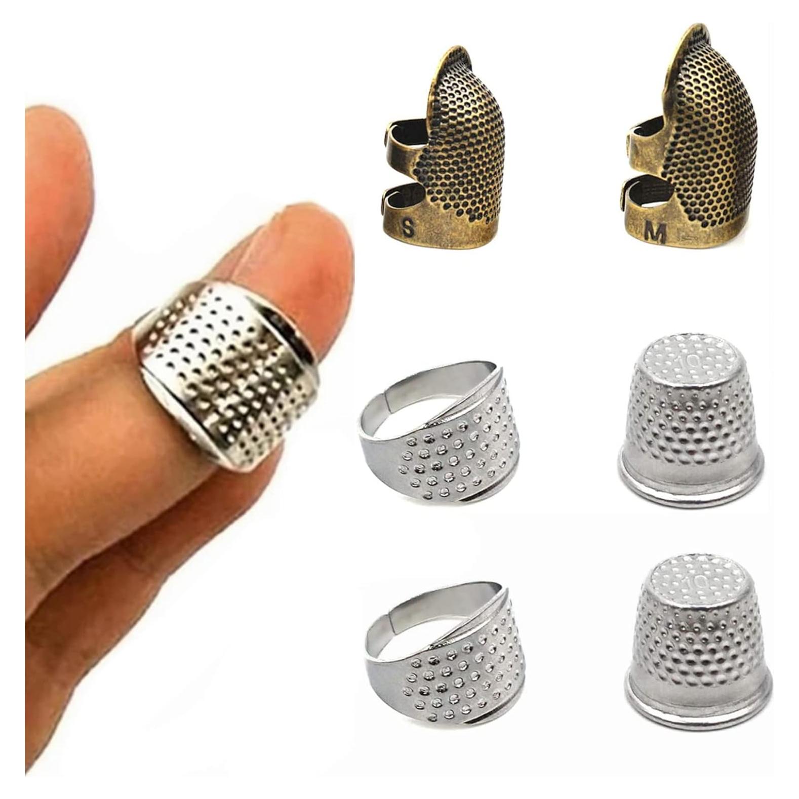 Dedales de Metal Suxgumoe - 6 Piezas para Coser y Bordar