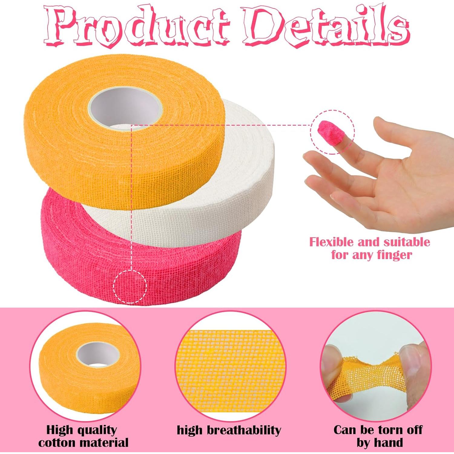 Dedales de Coser a Mano LLMSIX 3 Piezas Cinta Suave 18m