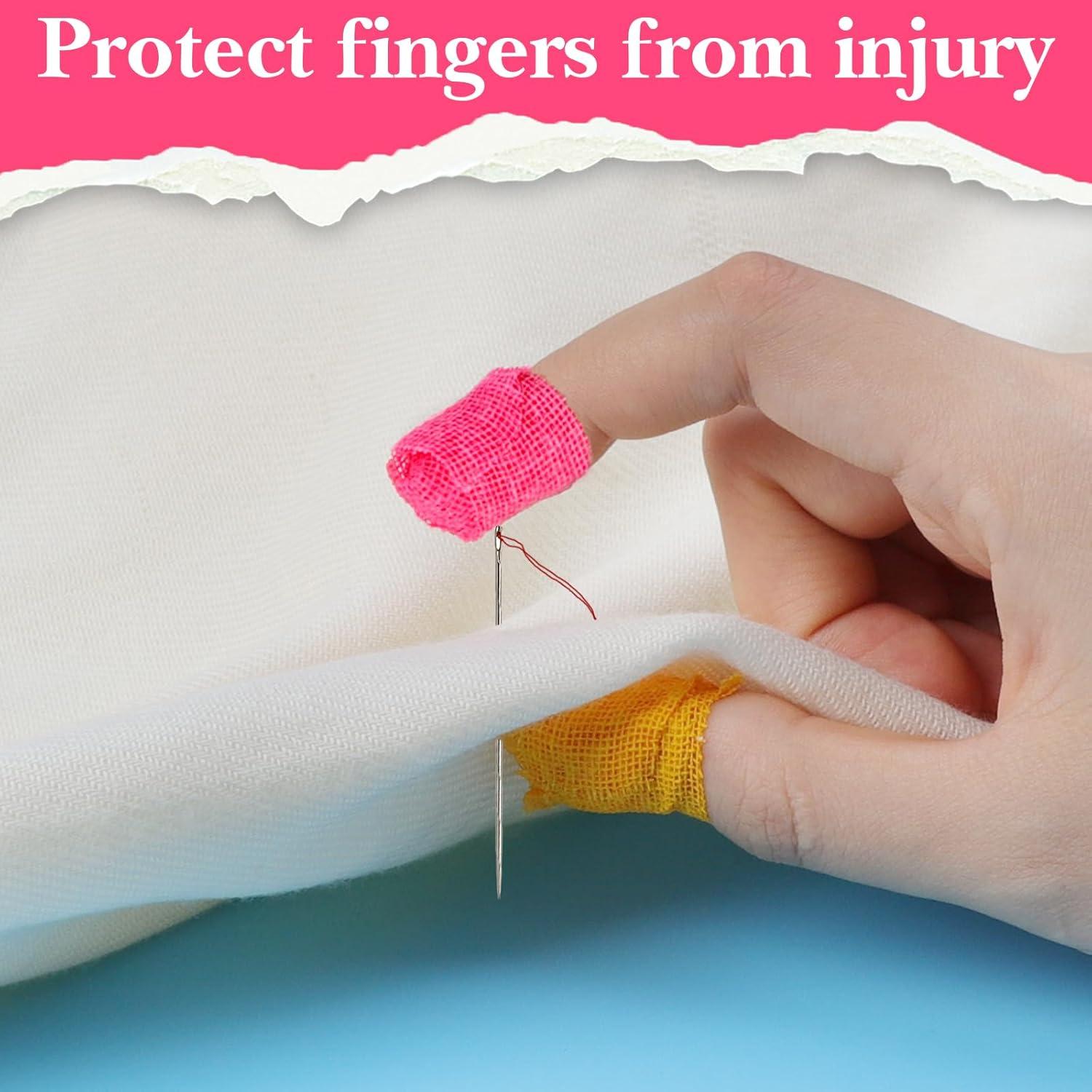 Dedales de Coser a Mano LLMSIX 3 Piezas Cinta Suave 18m