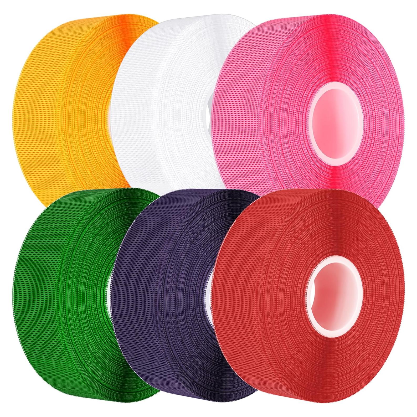 Paquete de 6 cintas de dedal NoetSauesrfs 1.6cm x 15m algodón