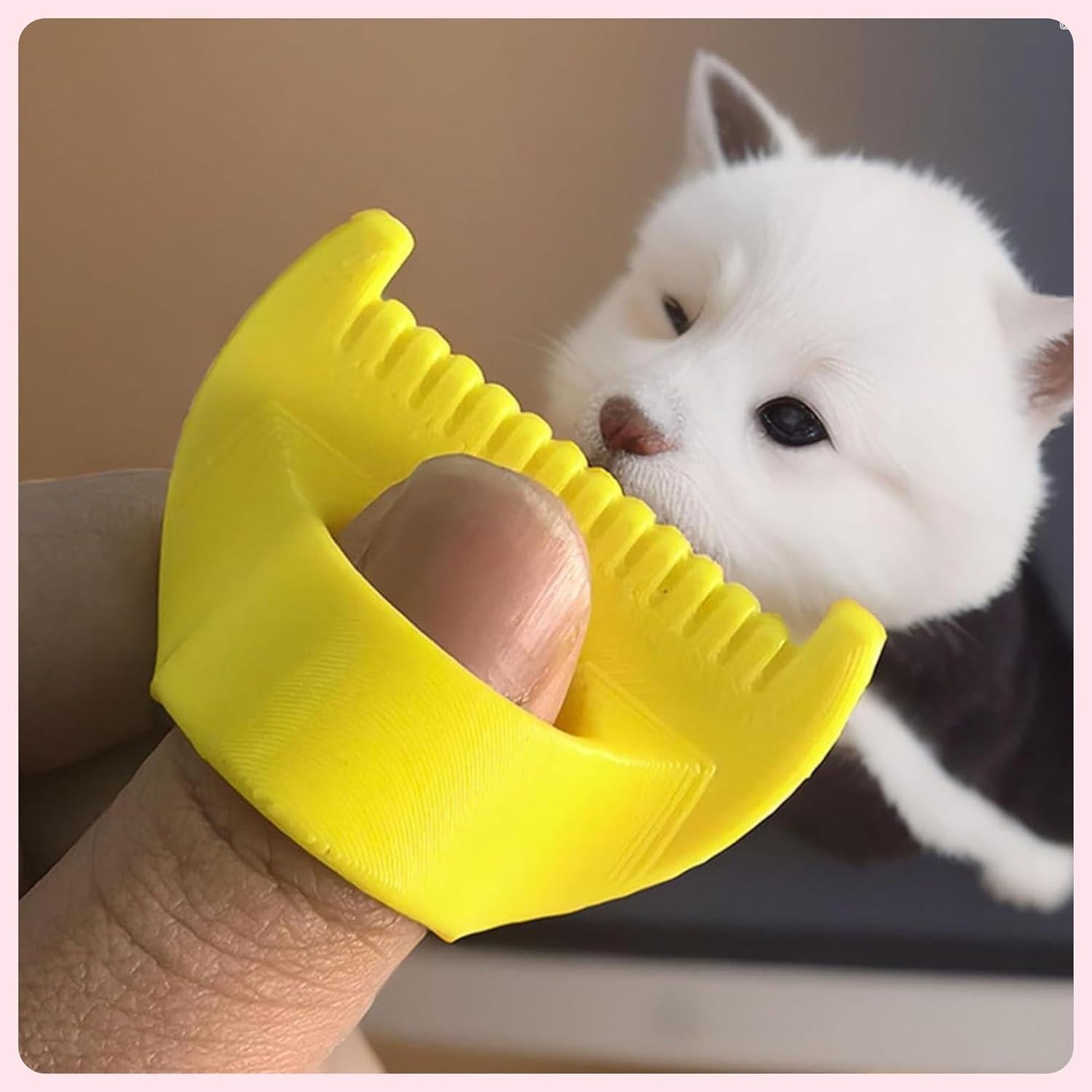 4mm Seam Guide for Hand Sewing Edge Lockranding Tool, Sewing Needle Gauge Measuring Tool, Mini Finger Ruler Kit Ideal for Leather/Fabric/Craft Sew, White 2 Pcs