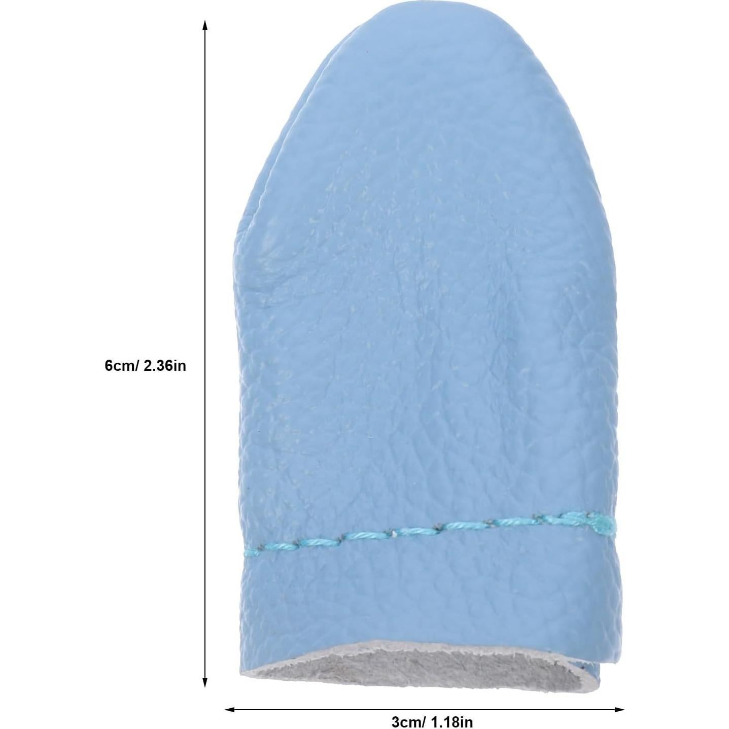 Protectores de Dedos de Cuero Gatuida - 20 Piezas para Costura