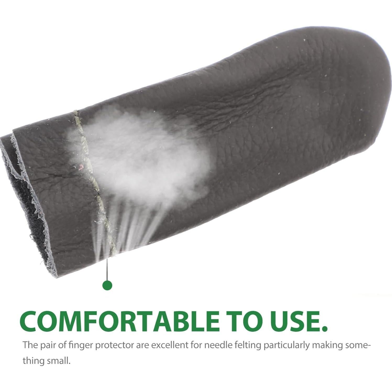 Protectores de Dedos de Cuero Gatuida - 20 Piezas para Costura