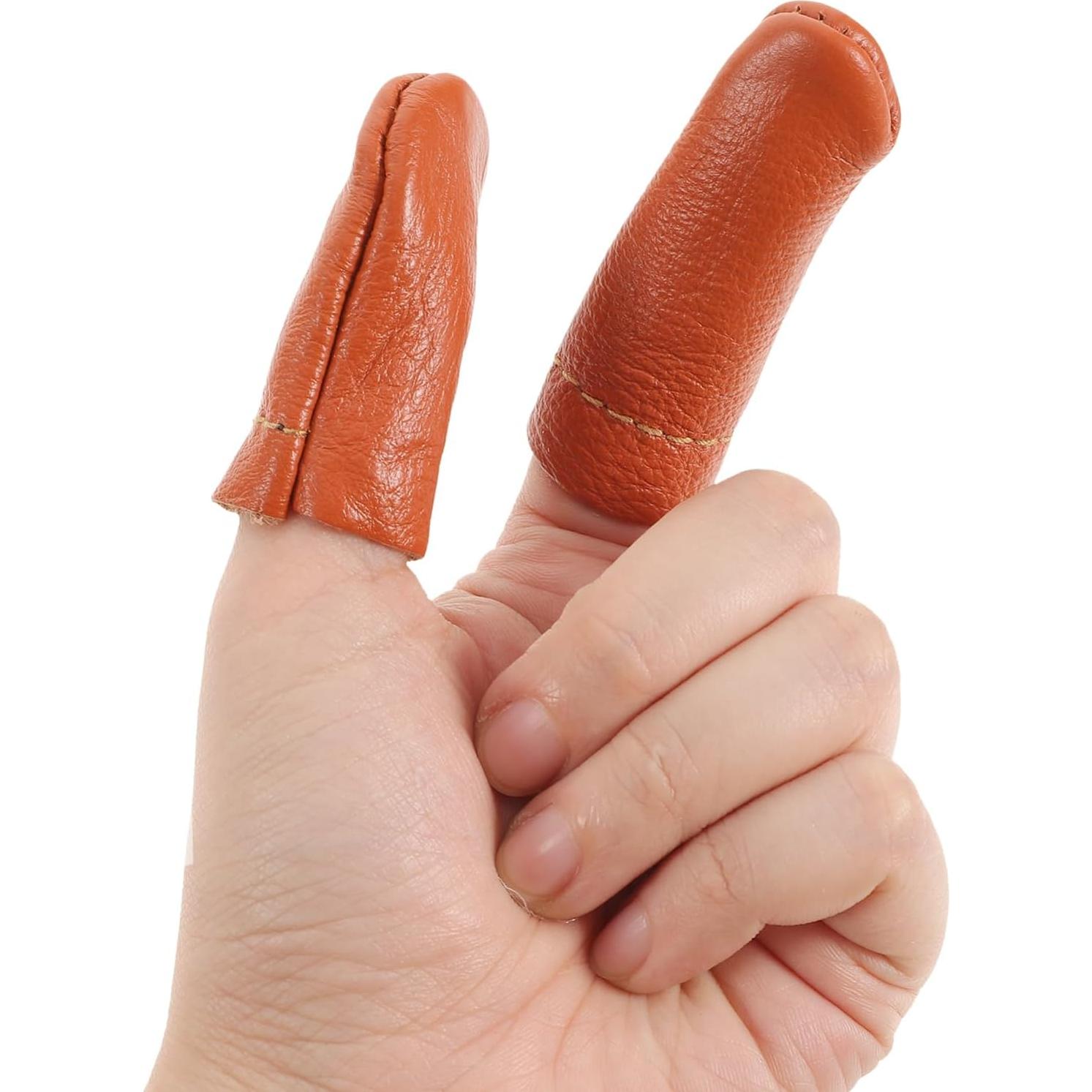 Protectores de Dedos de Cuero Gatuida - 20 Piezas para Costura