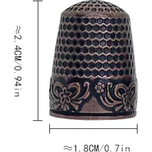 Dedales Vintage de Acero Inoxidable SHIDXIB - 12 Pcs para Coser