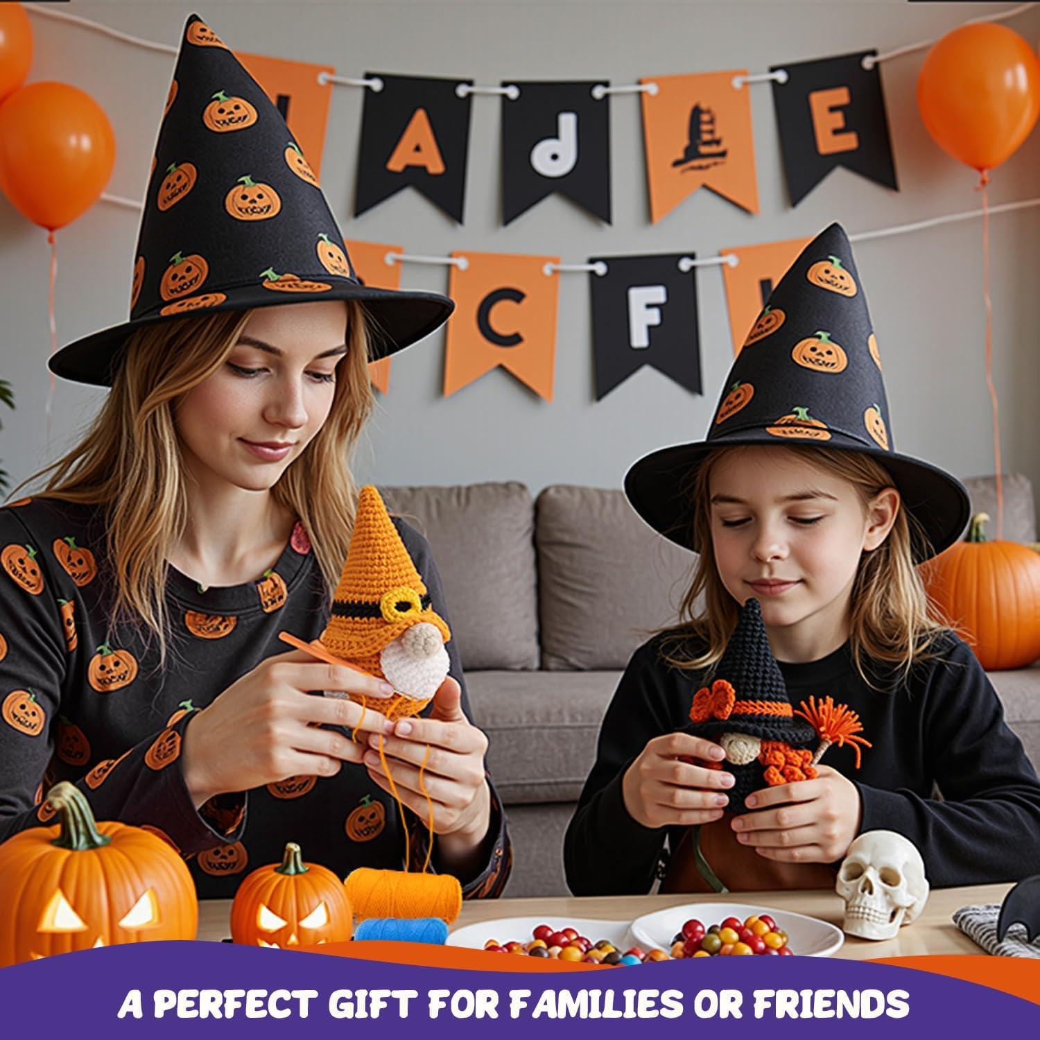 Kit de Crochet Halloween POP COCHE para Principiantes - 3 Gnomos