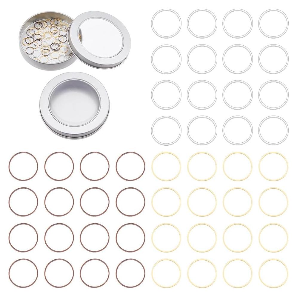 Marcadores de Puntos de Tejido Hobbspring 72Pcs Latón 12mm