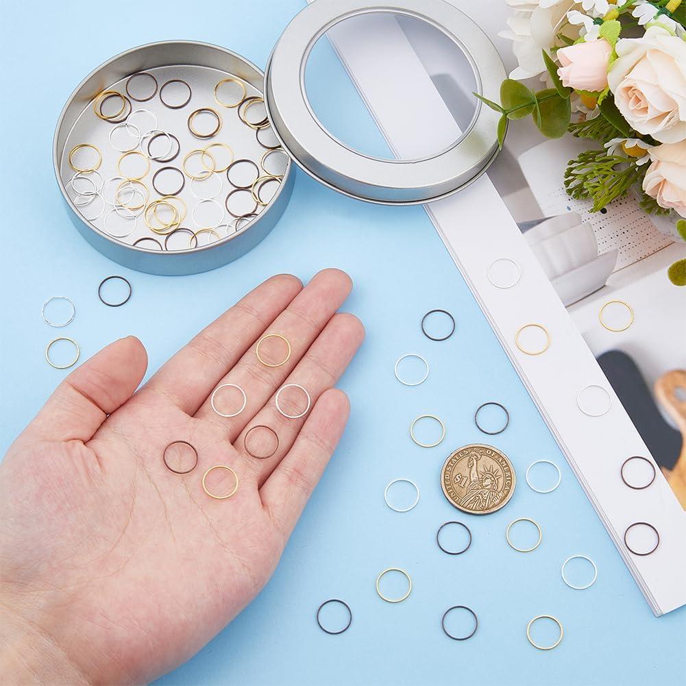 Marcadores de Puntos de Tejido Hobbspring 72Pcs Latón 12mm