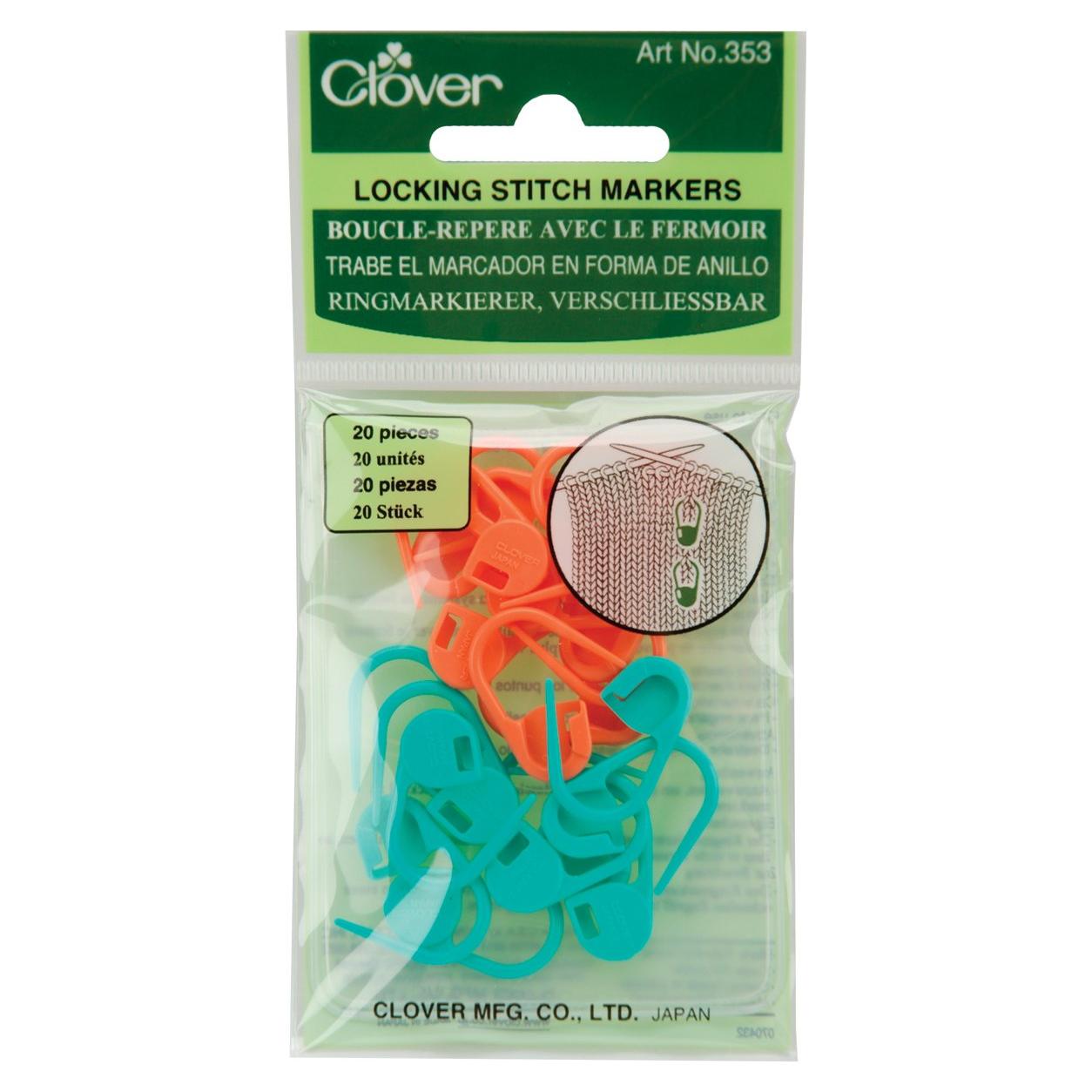 Marcador de Puntos de Costura Clover 20 Unidades 353