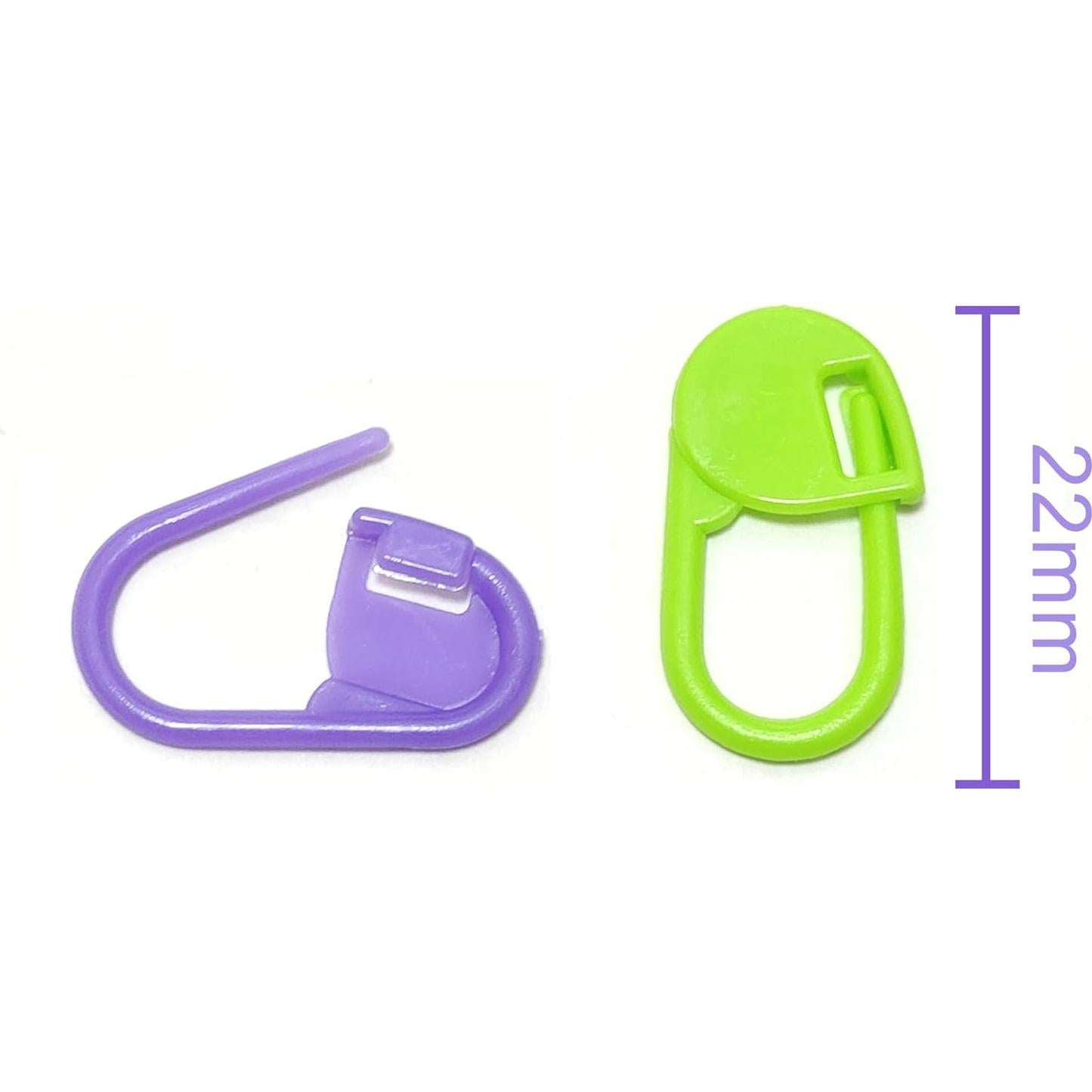 60 Marcadores de Puntos de Tejido Jicslaew de Plástico