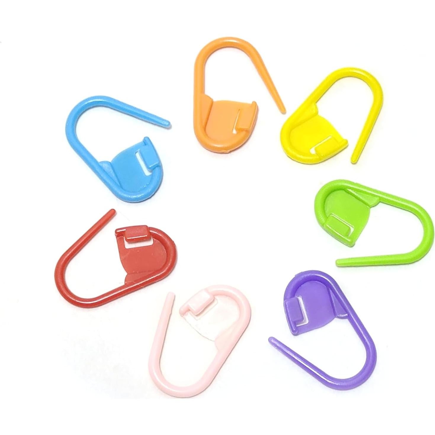 60 Marcadores de Puntos de Tejido Jicslaew de Plástico