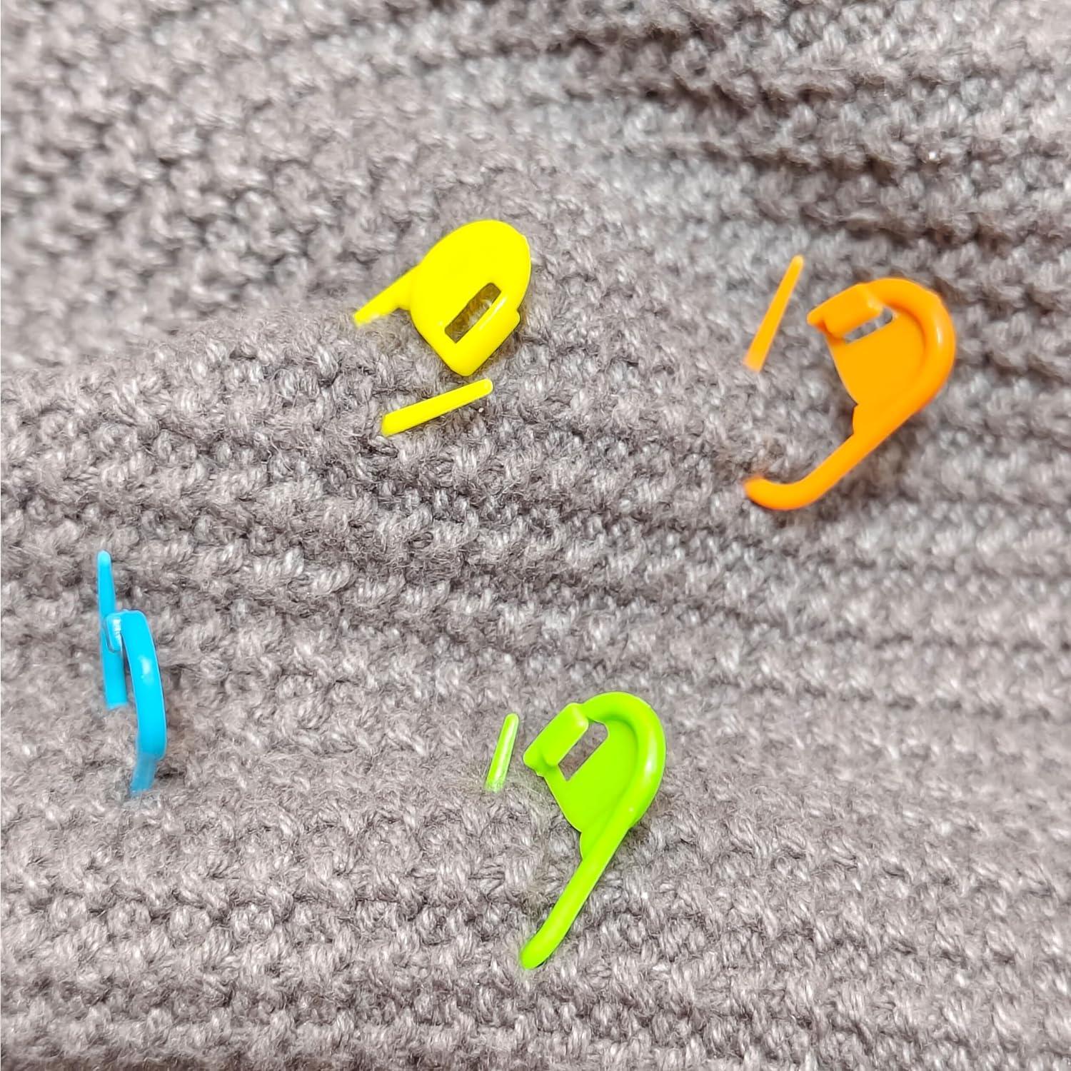 60 Marcadores de Puntos de Tejido Jicslaew de Plástico