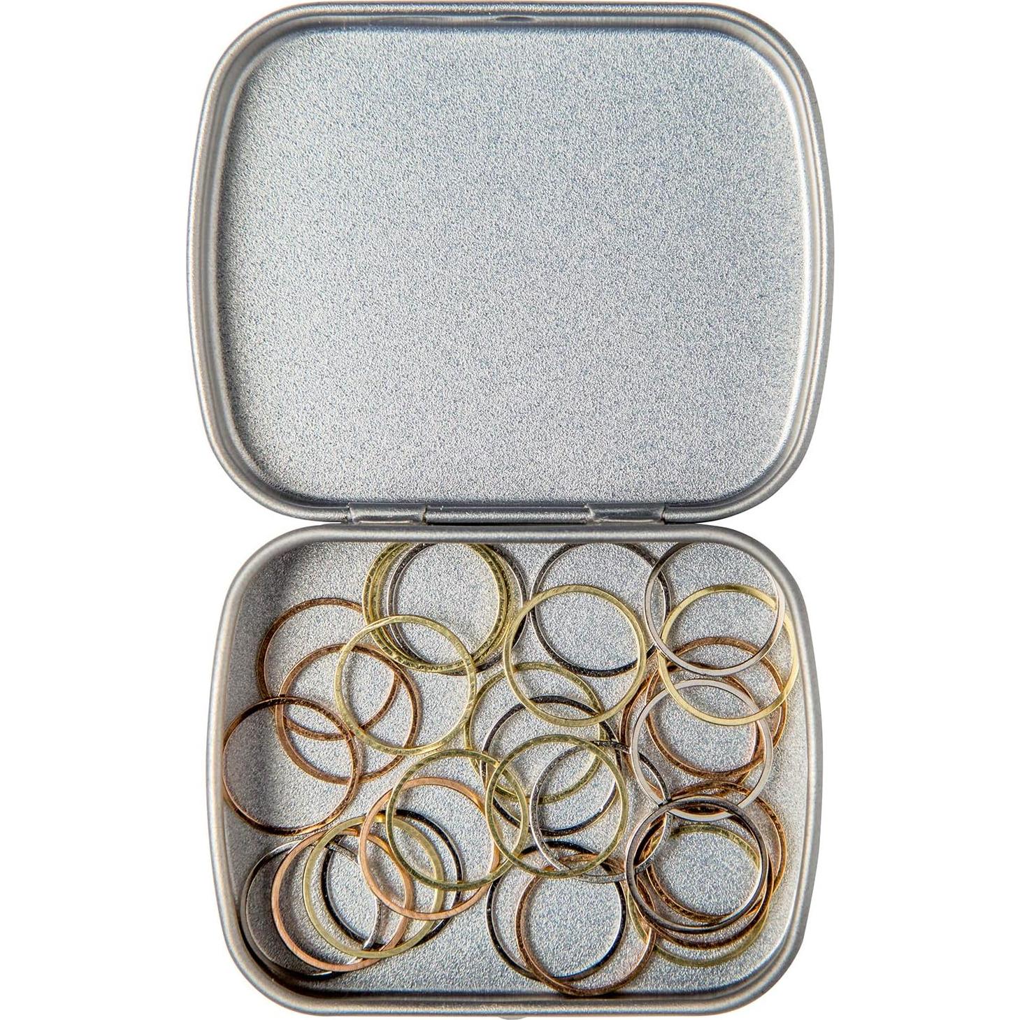 Juego de Marcadores de Puntos Metálicos Knit Picks - 30 Unidades