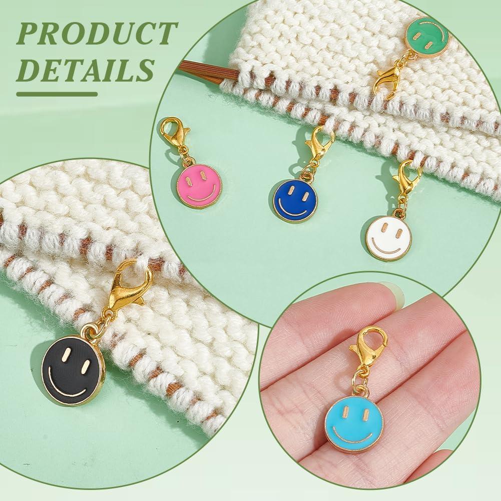 60 Piezas Marcadores de Puntos de Tejer UNICRAFTALE - Esmalte Colorido