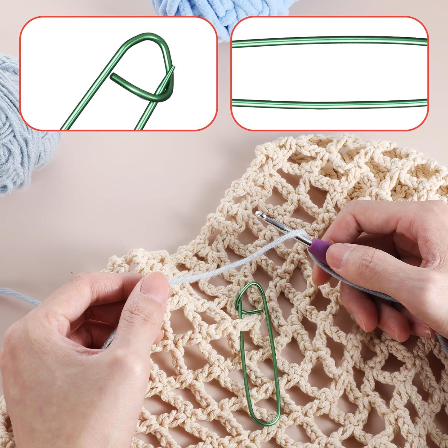 12 Sujetadores de Puntos de Tejido Larrel - 6 Tamaños Coloridos