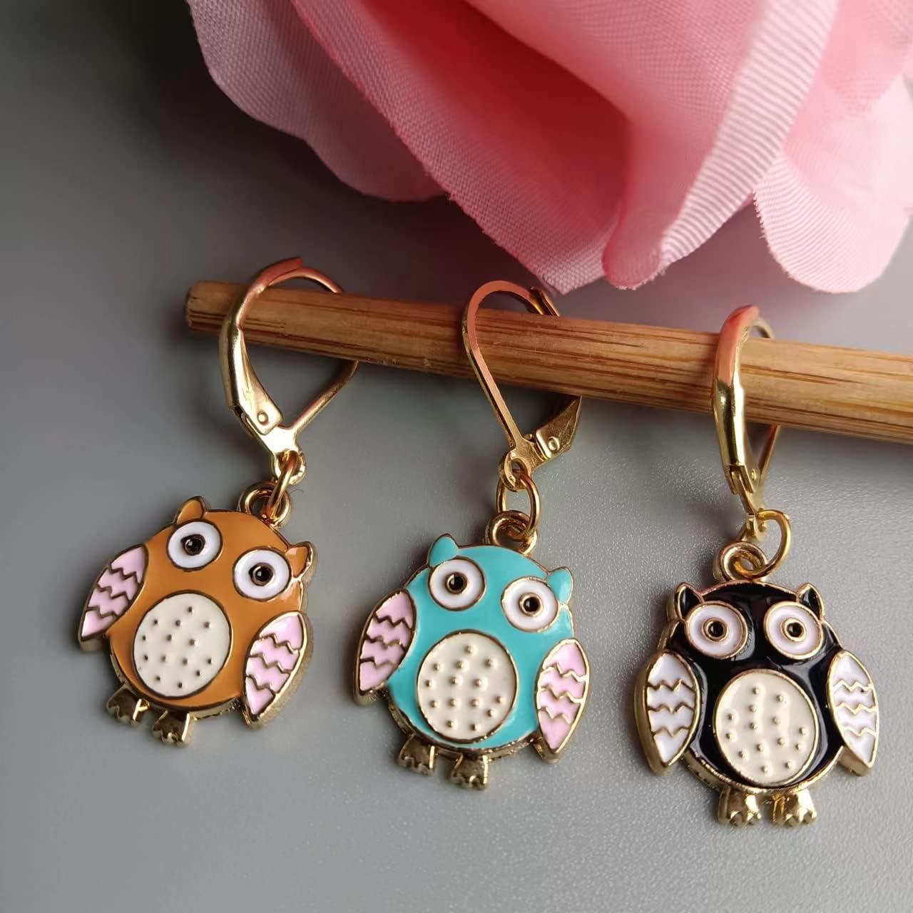 6 Marcadores de Puntos de Ganchillo Sexyppl Metálicos Coloridos