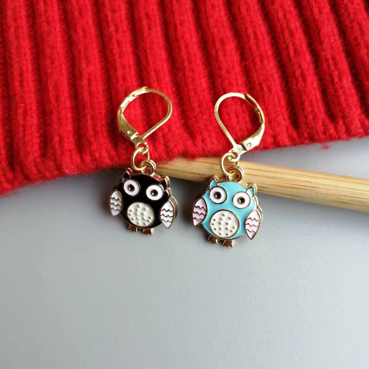 6 Marcadores de Puntos de Ganchillo Sexyppl Metálicos Coloridos