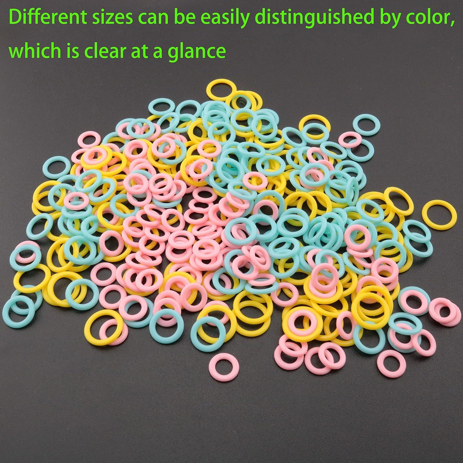 Marcadores de Tejido Ruiwaer 300 Piezas - Anillos O Colores