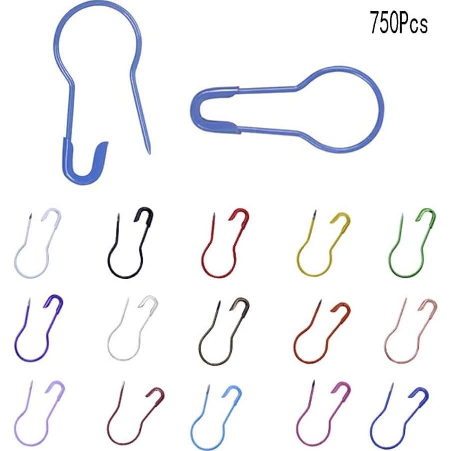 750 Alfileres de Seguridad BetterJonny en Forma de Calabaza