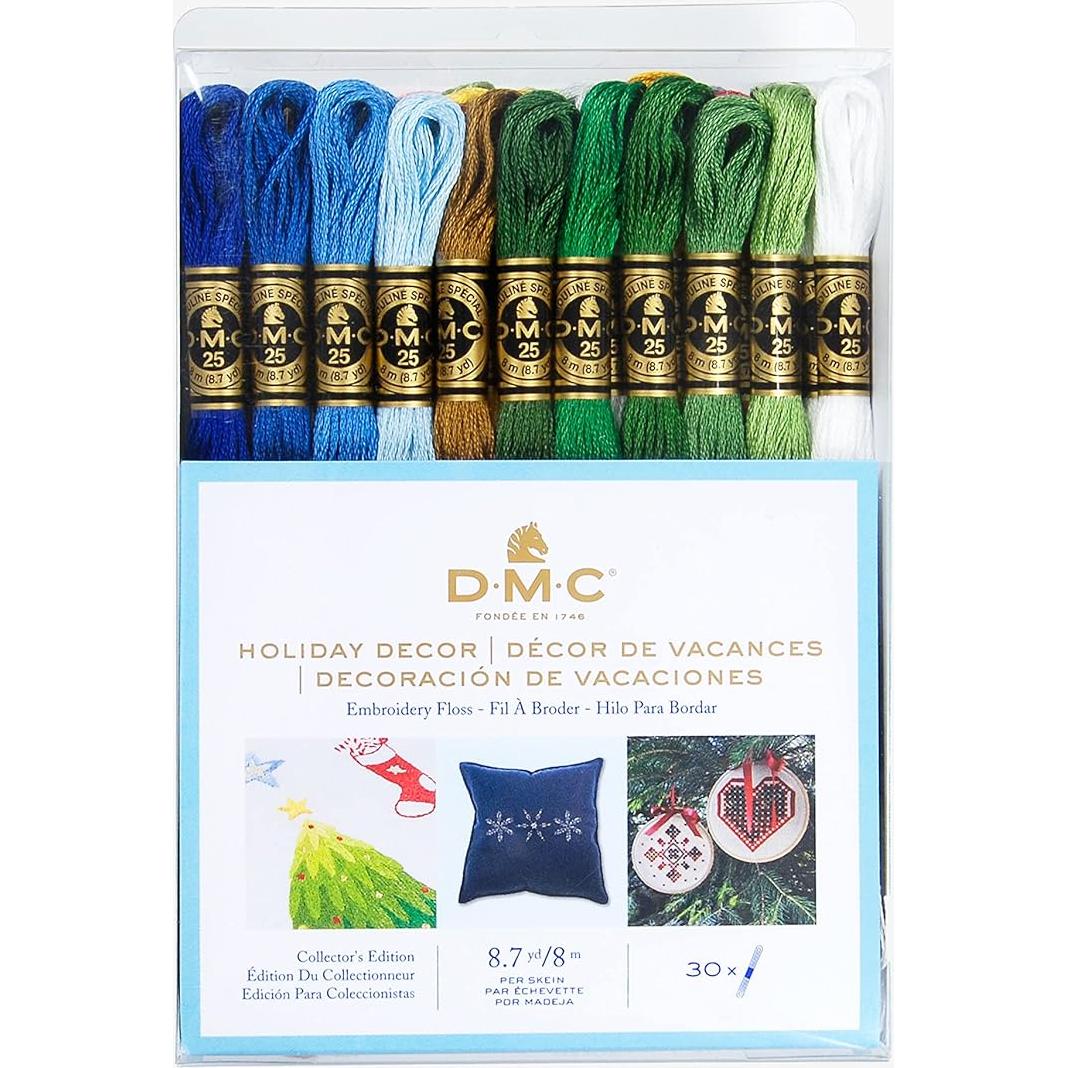 Hilo de Bordado DMC 100% Algodón 30 Madejas 8.7 Yardas