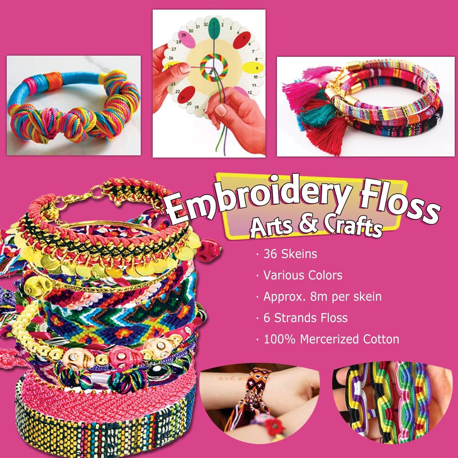 Hilo de Bordado 100% Algodón LE PAON 36 Madejas 800 cm