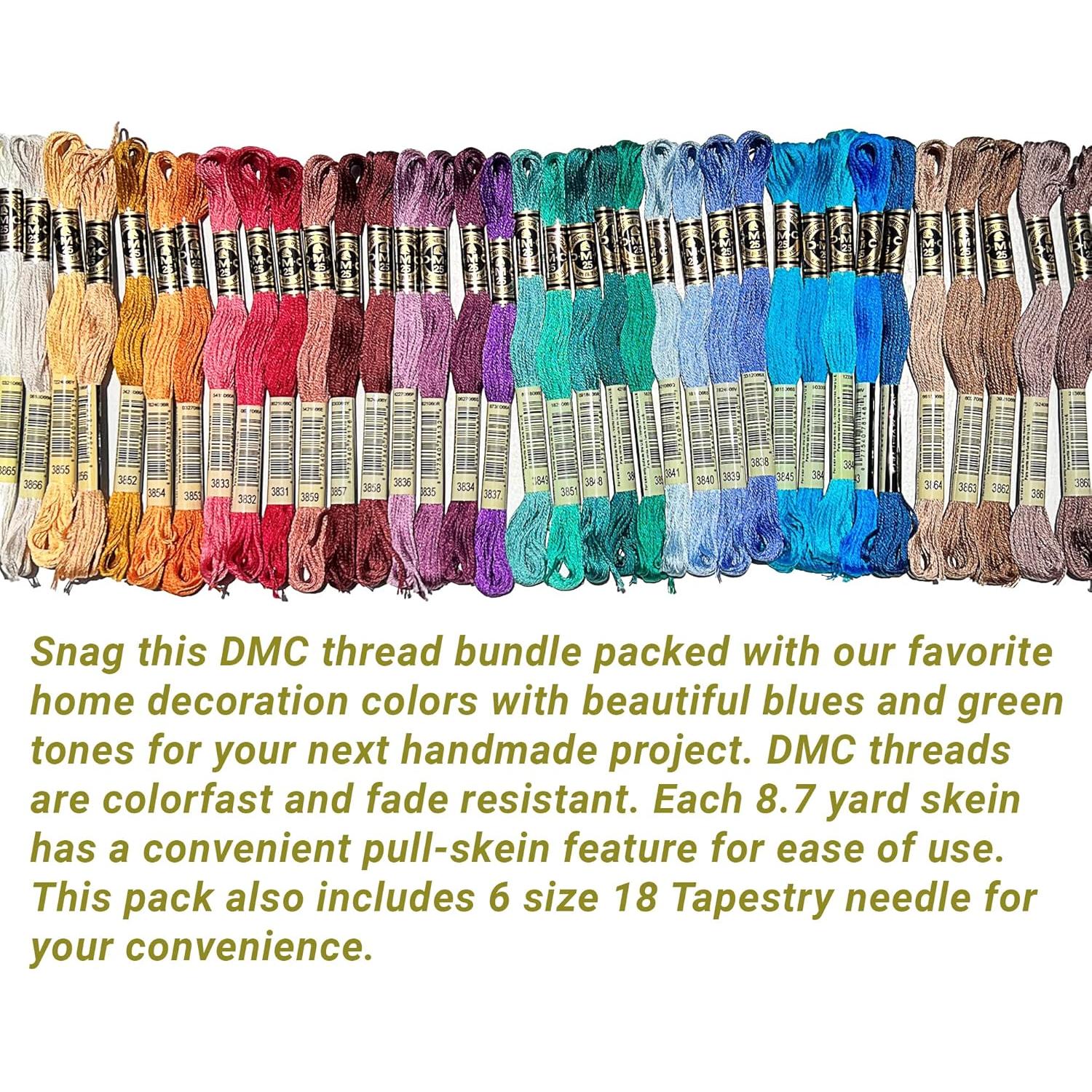 Hilo de Bordado DMC Charming Melodie 36 Colores Algodón