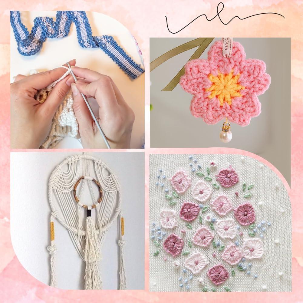 10 Madejas Hilo de Bordar Variegado 80m Poliester CABODYALS